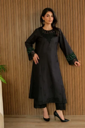 2 Piece Khaddar Suit-Embroidered (Unstitched)
