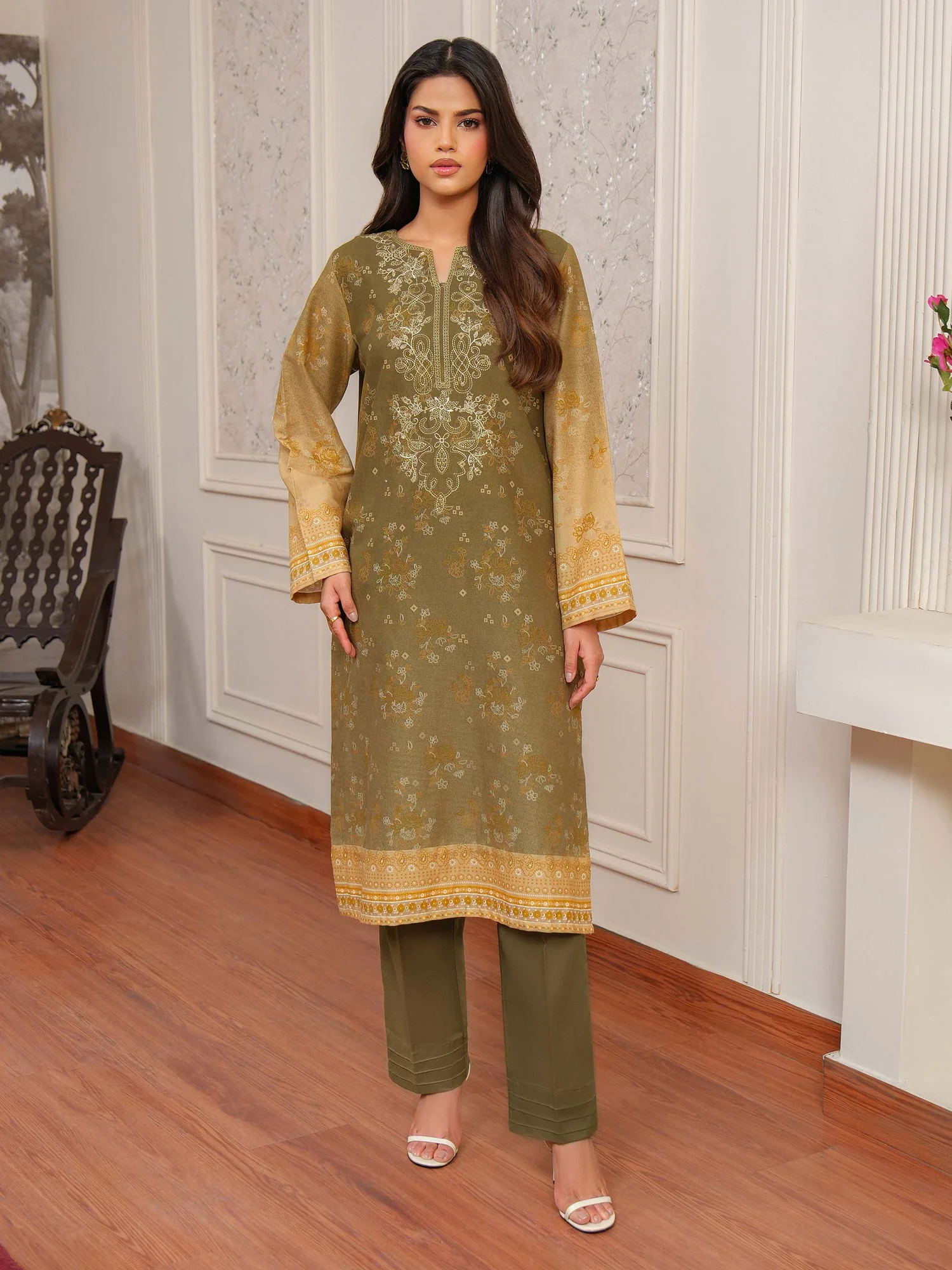 2 Piece Suit-Embroidered (Unstitched)