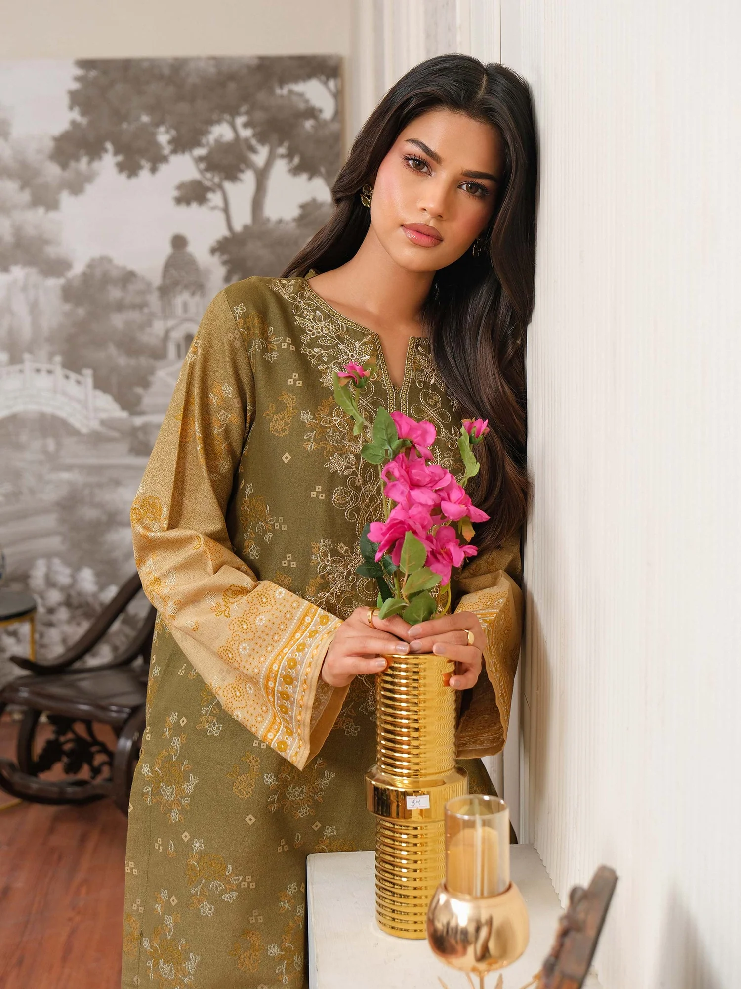 2 Piece Suit-Embroidered (Unstitched)