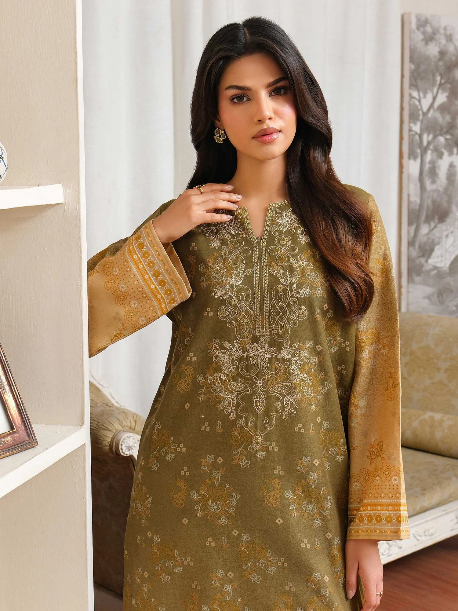2 Piece Suit-Embroidered (Unstitched)