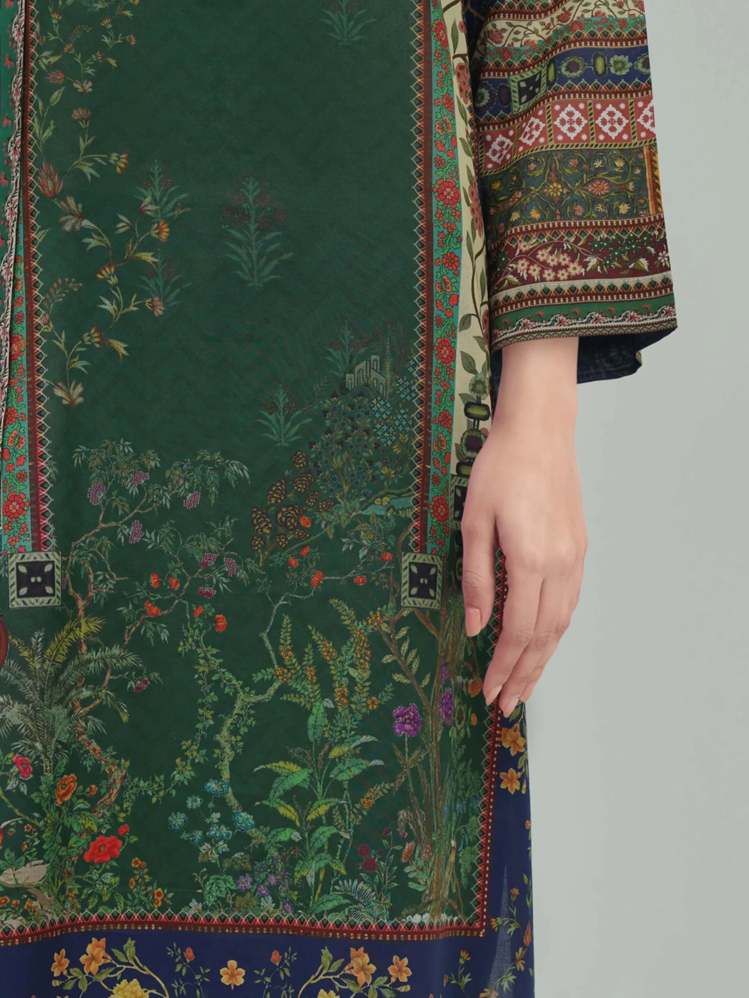 3 Piece Lawn Suit -Printed (Unstitched)