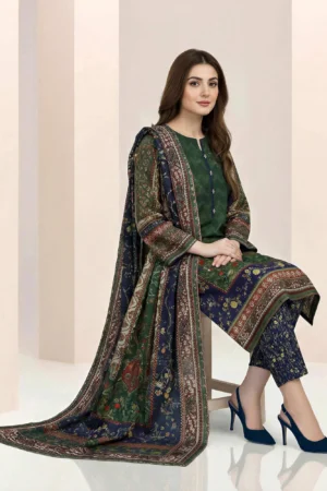3 Piece Lawn Suit -Printed (Unstitched)
