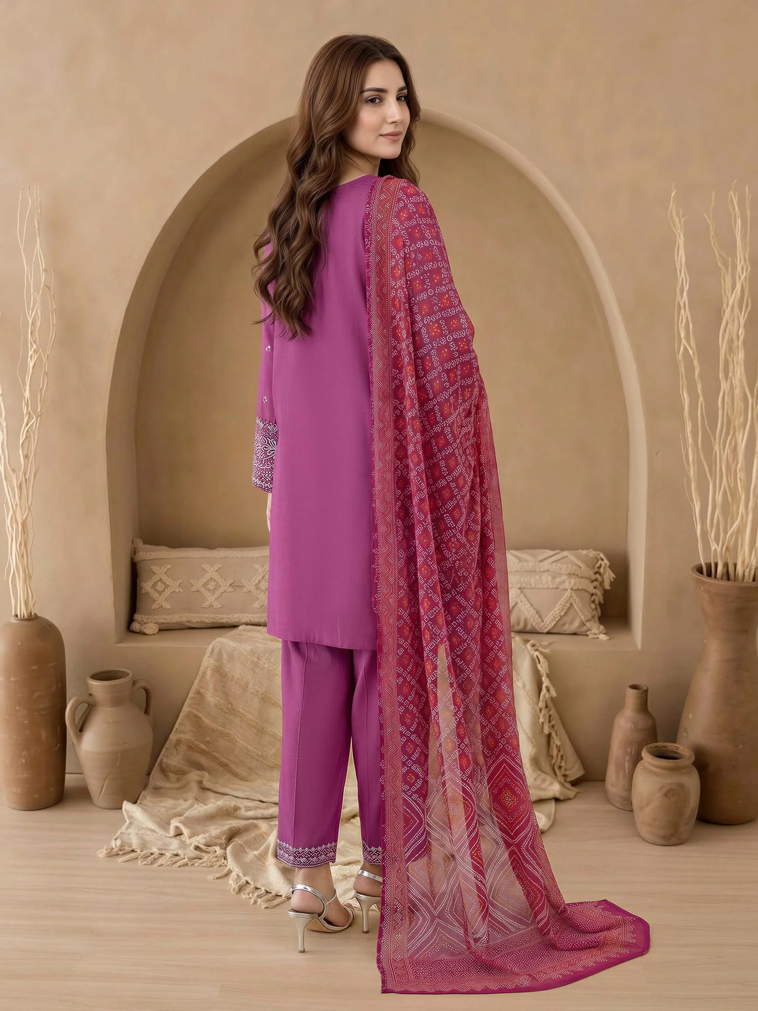 3 Piece Lawn Suit Summer (Unstitched)