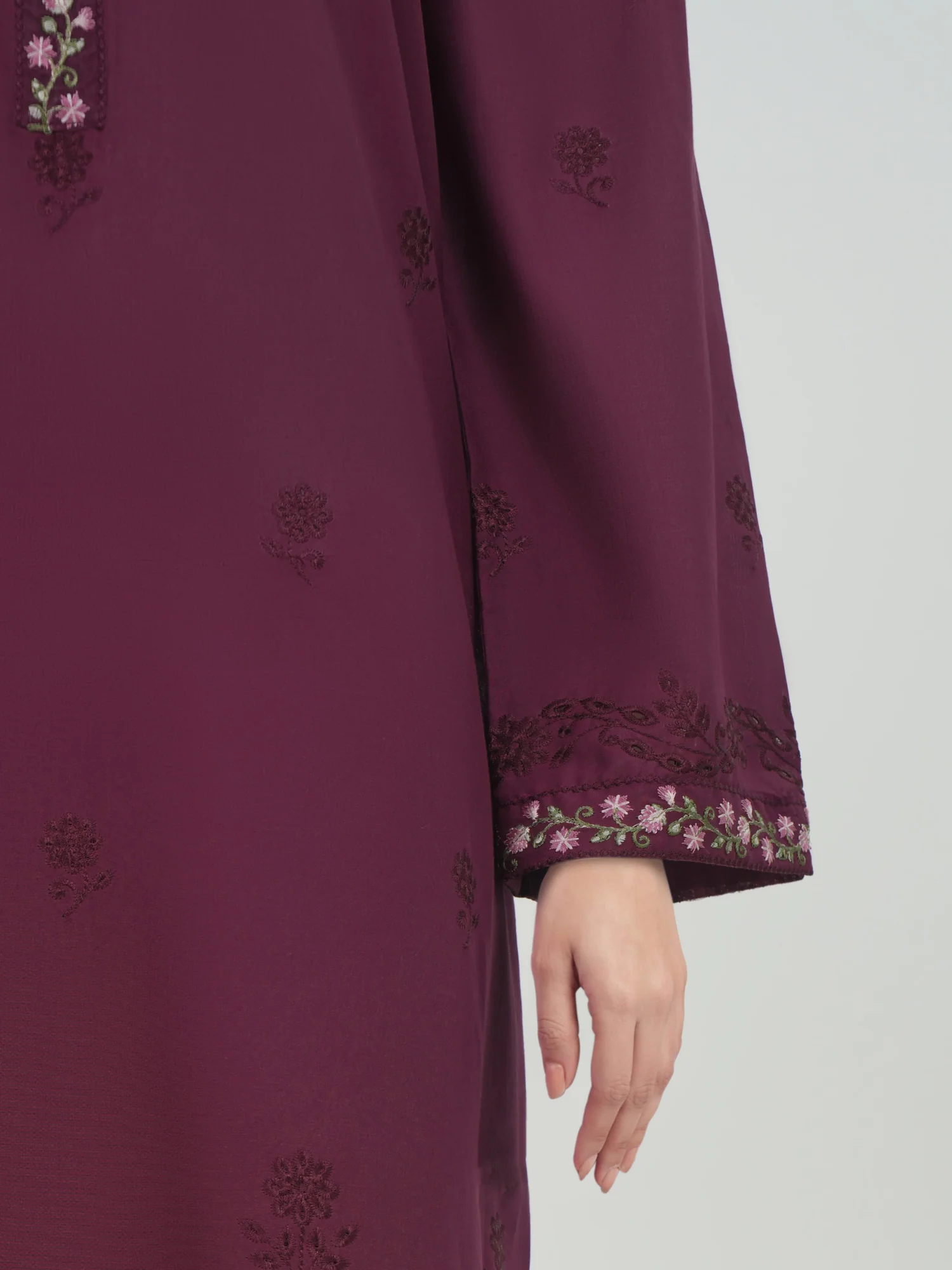 3 Piece jacquard Suit-Embroidered