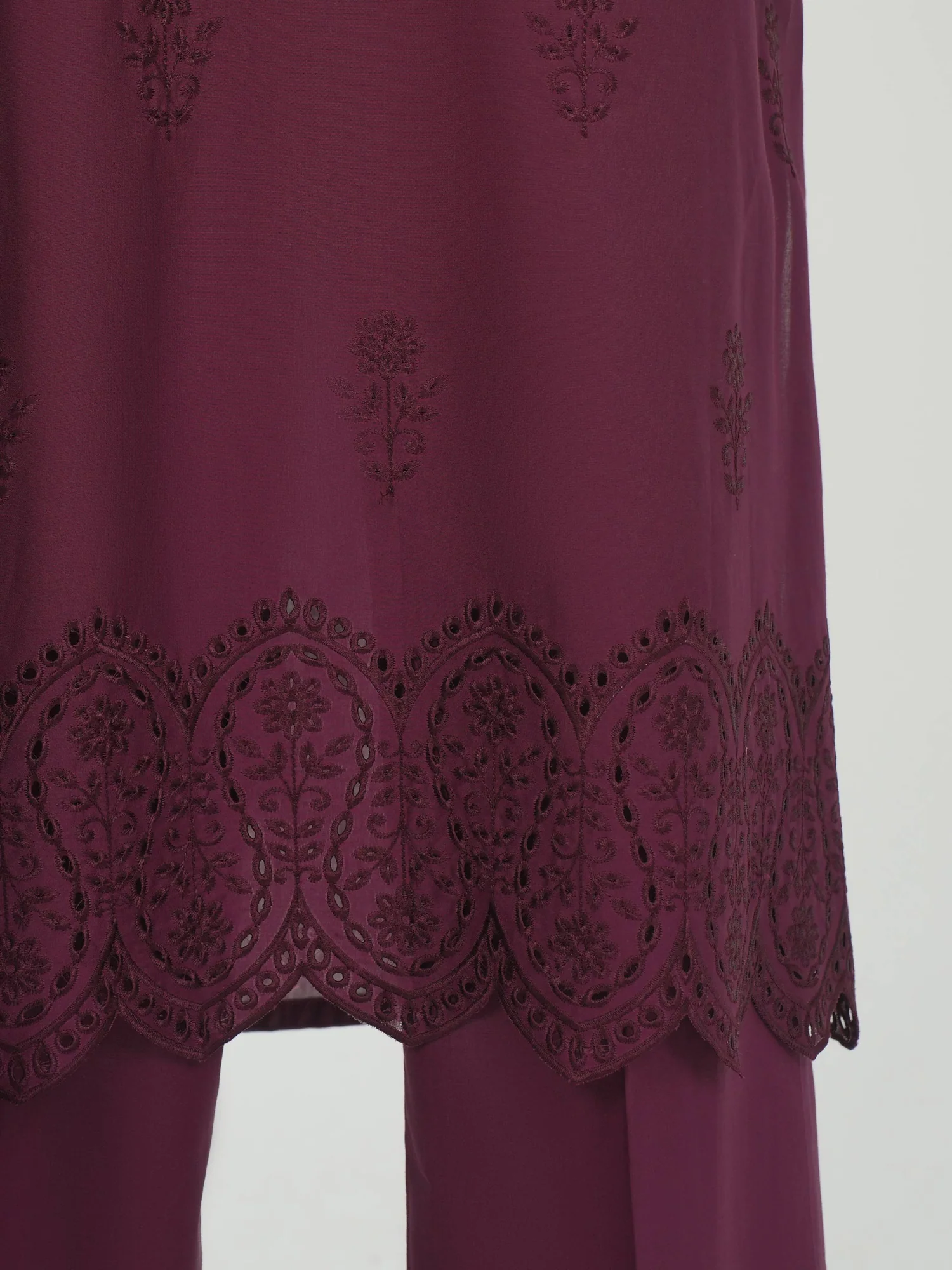 3 Piece jacquard Suit-Embroidered